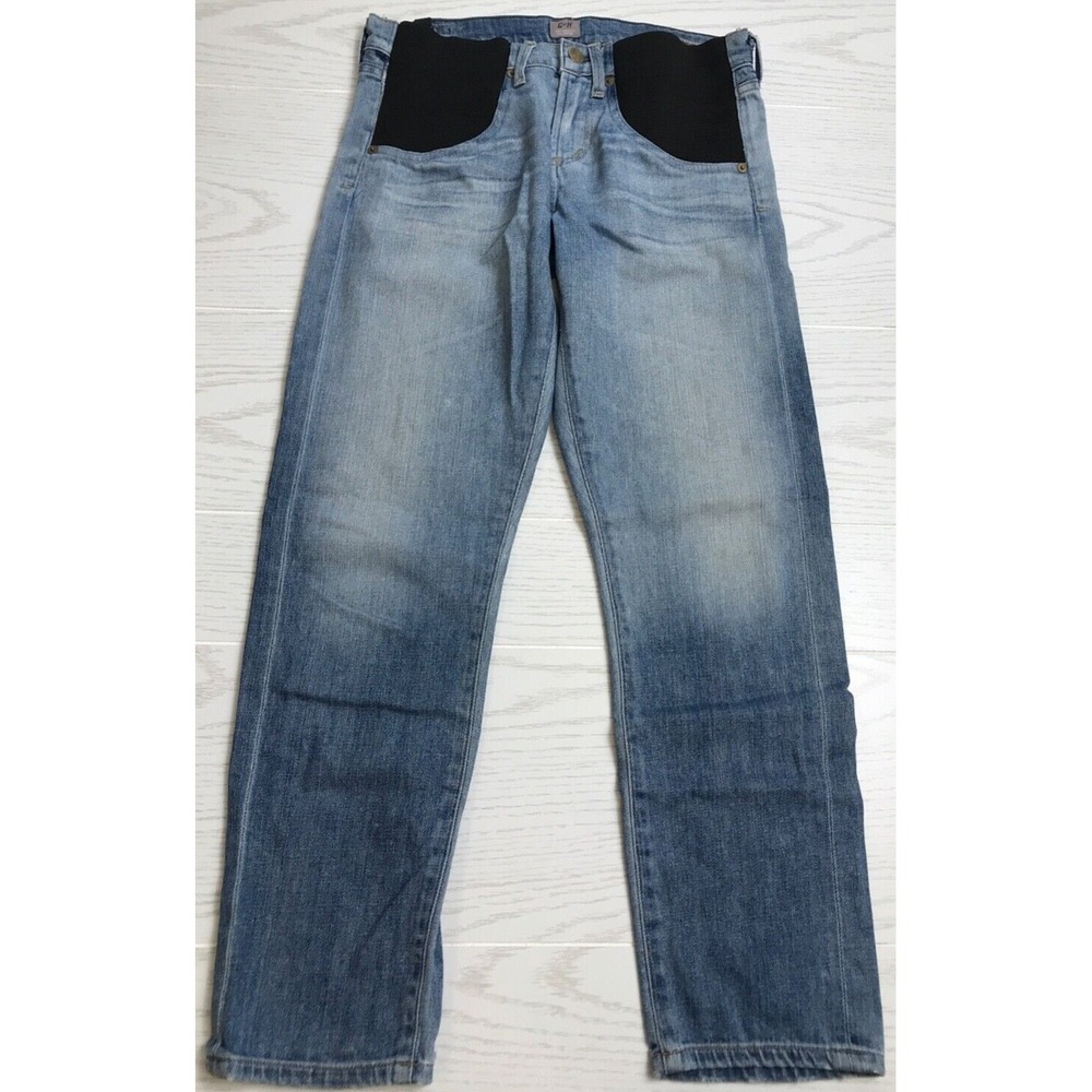 Citizens of Humanity Jeans Womens 27 Blue Whiskered Emerson Boyfriend Stretch - Picture 1 of 13